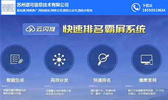 苏州网络推广与竞价技术——道可信息技术的专业解决方案